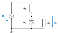z-Diode als Spannungsreferenz